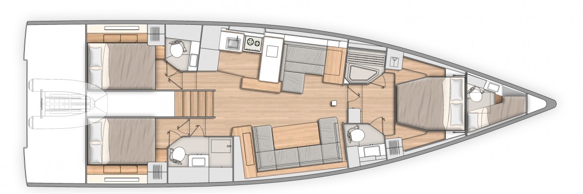 Beneteau Oceanis Yacht 54 renderings 18