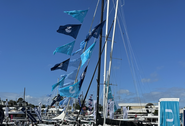 Beneteau Flags at SCIBS