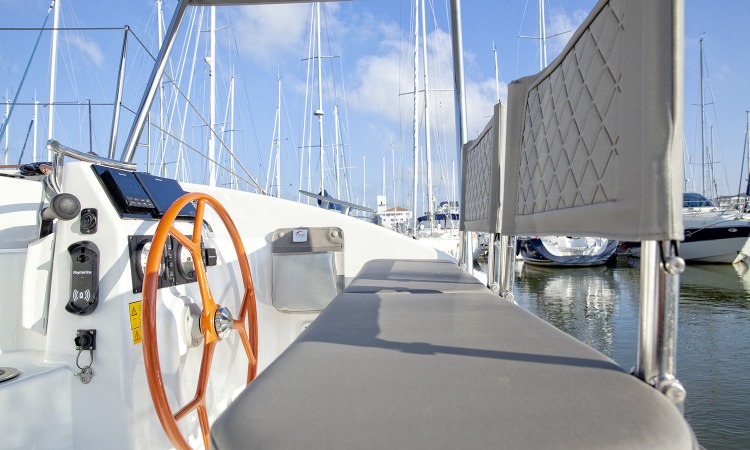 Excess 11 Catamaran cockpit 2