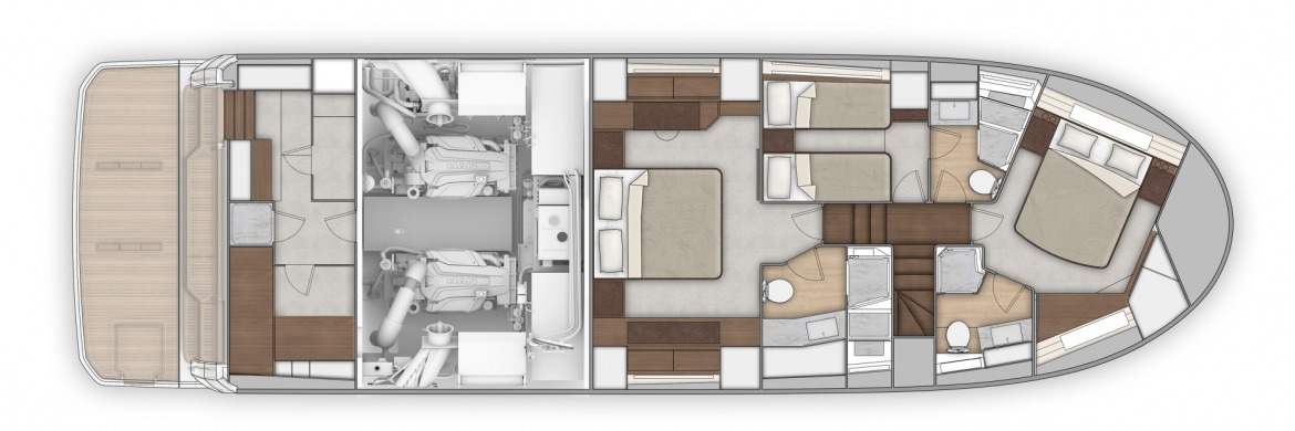 Grand Trawler 62 layout 3