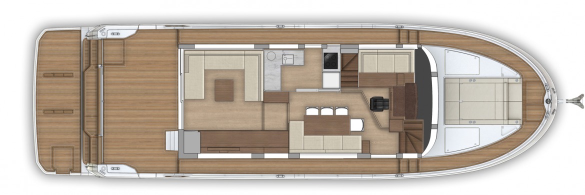 Grand Trawler 62 layout 5