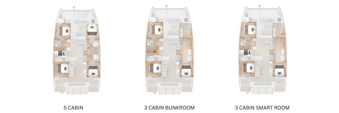 Lagoon 47 Interior Profile