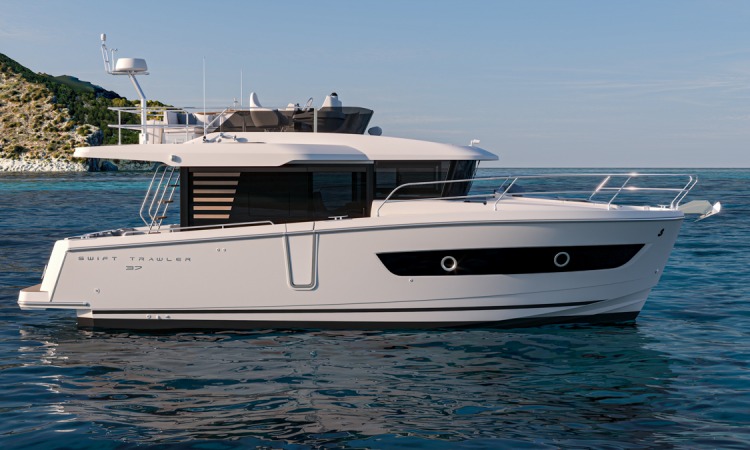 SWIFT TRAWLER 37 FLYBRIDGE IMAGE RENDERING 8