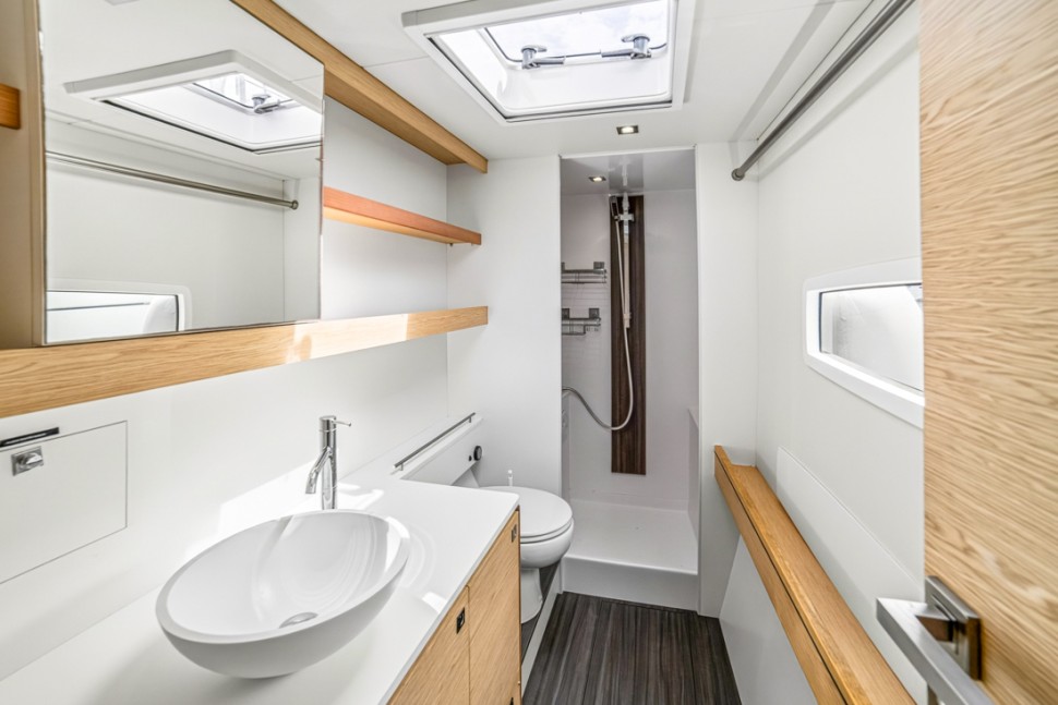 16 outremer 45 catamaran heads shower vessel sink