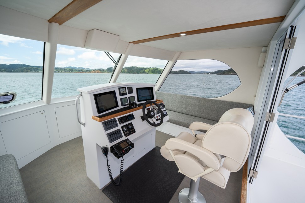 Backwater Marine 15 Gamechanger 11 Fly Bridge