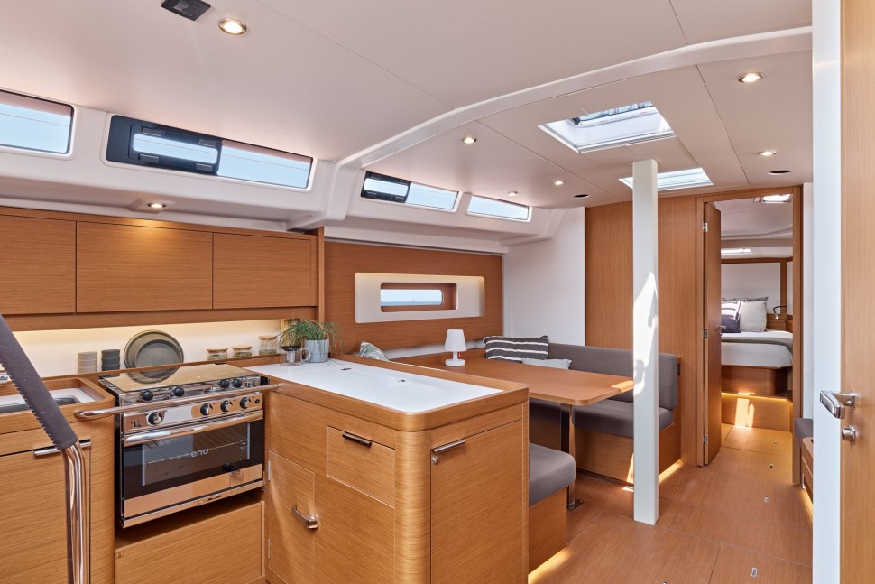 Beneteau First 44 17 interior galley2