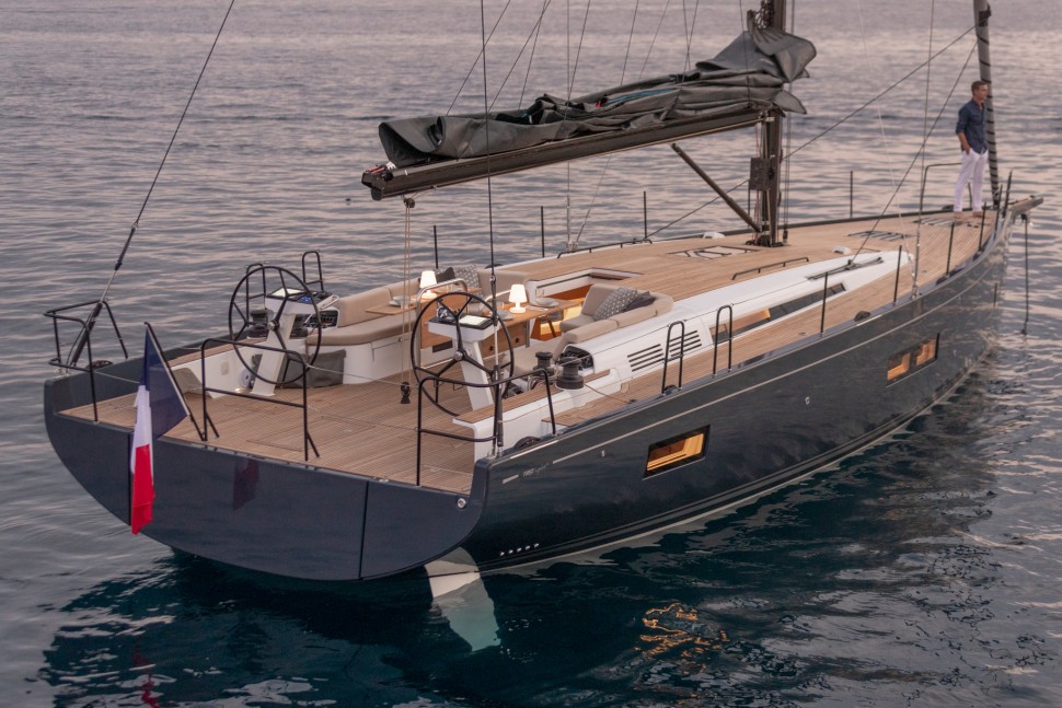 Beneteau First Yacht at anchor