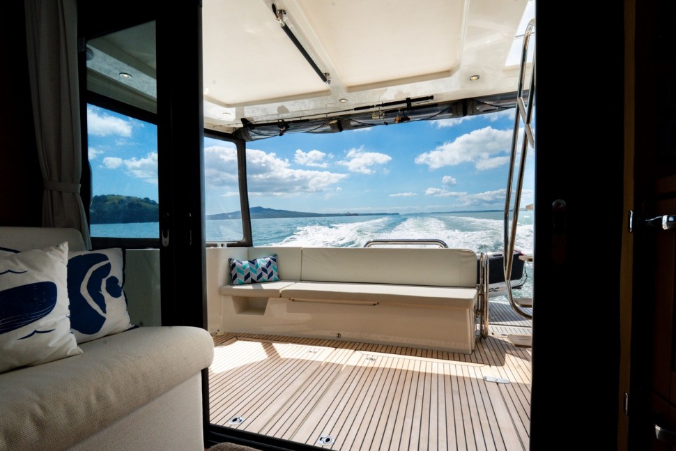 Beneteau Swift Trawler 47 Mahaki 11 Looking Aft