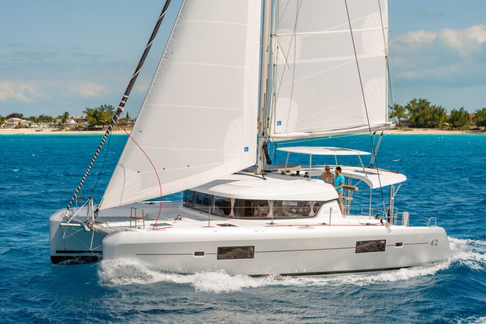 Lagoon 42 sailing 1