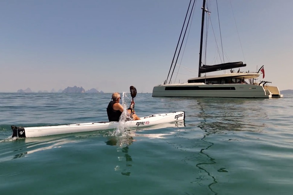 MC75 Jack 13 kayak sailing