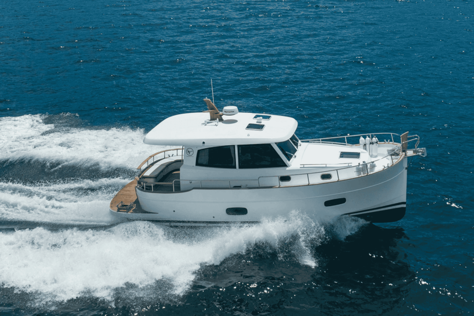 Menorquin 34 at speed3