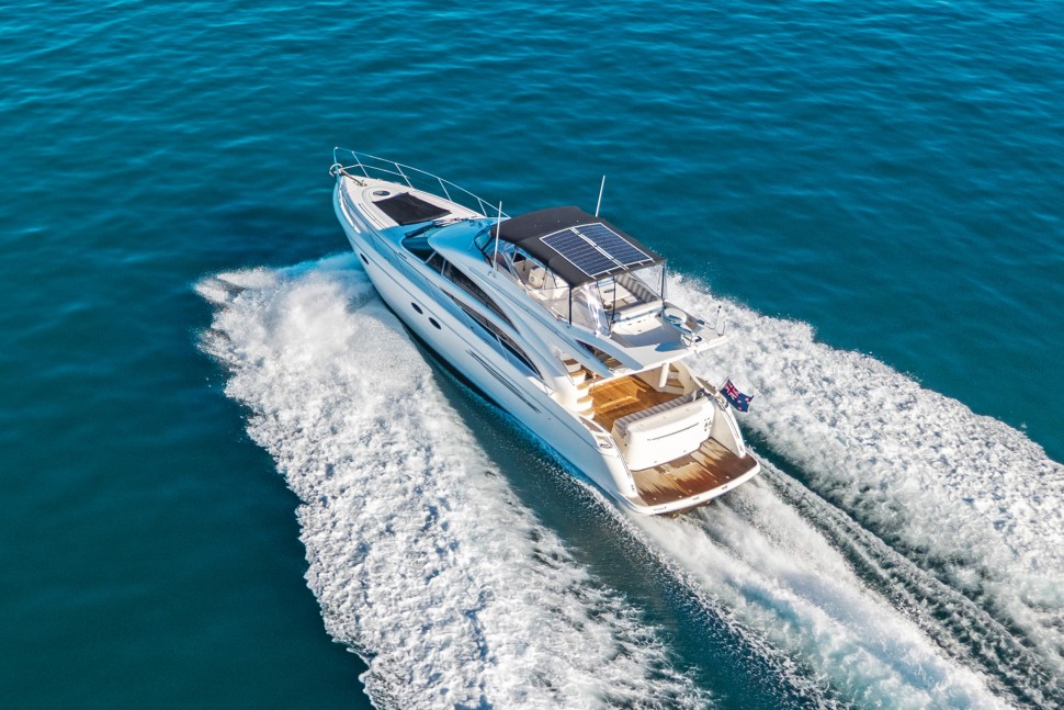 Princess 58 3 Port Exterior Aft