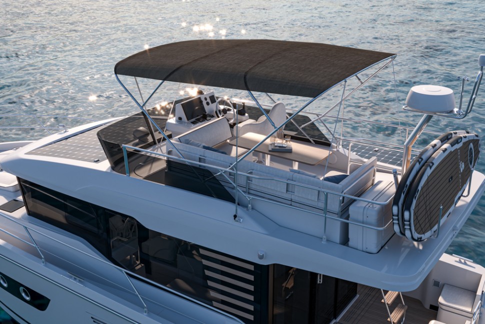 SWIFT TRAWLER 37 FLYBRIDGE IMAGE RENDERING 11