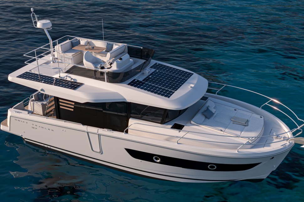 SWIFT TRAWLER 37 FLYBRIDGE IMAGE RENDERING 13