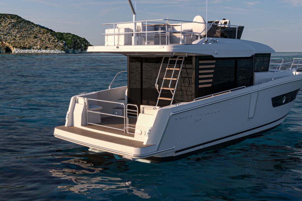 SWIFT TRAWLER 37 FLYBRIDGE IMAGE RENDERING2