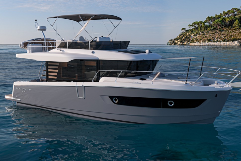 SWIFT TRAWLER 43 FLYBRIDGE IMAGE RENDERING 2