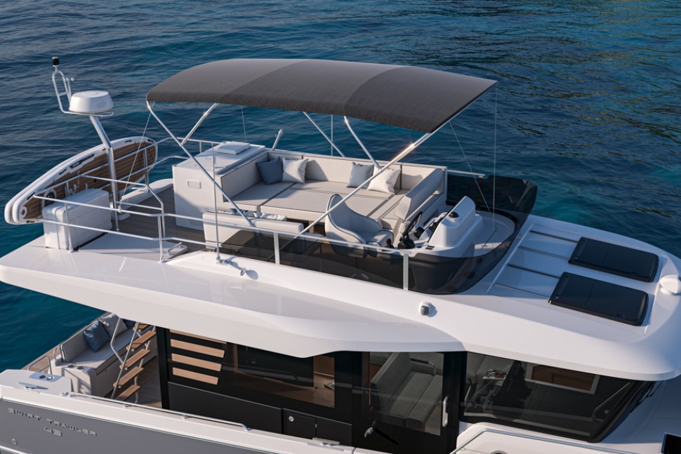 SWIFT TRAWLER 43 FLYBRIDGE IMAGE RENDERING 5