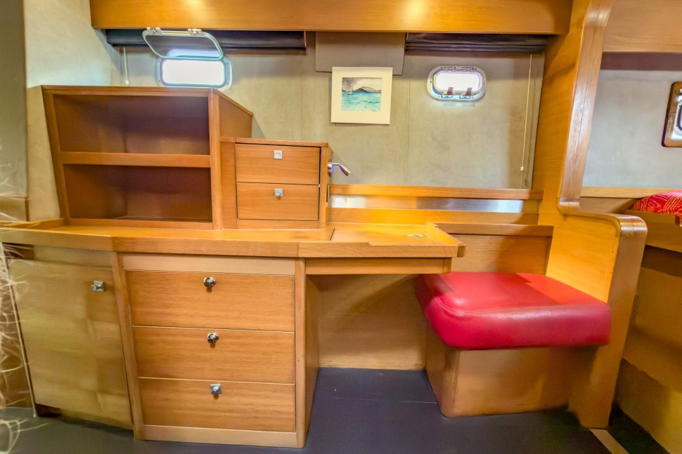 catana 50 25 cabin desk vanity