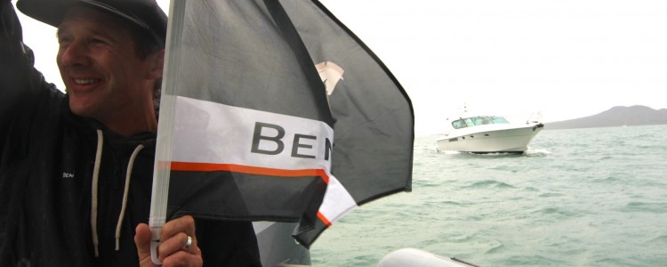 Smiling away the rain during 2019 Beneteau Owners Club Rally