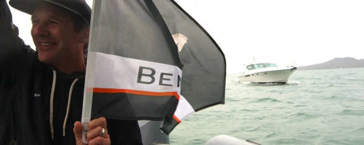 Smiling away the rain during 2019 Beneteau Owners Club Rally